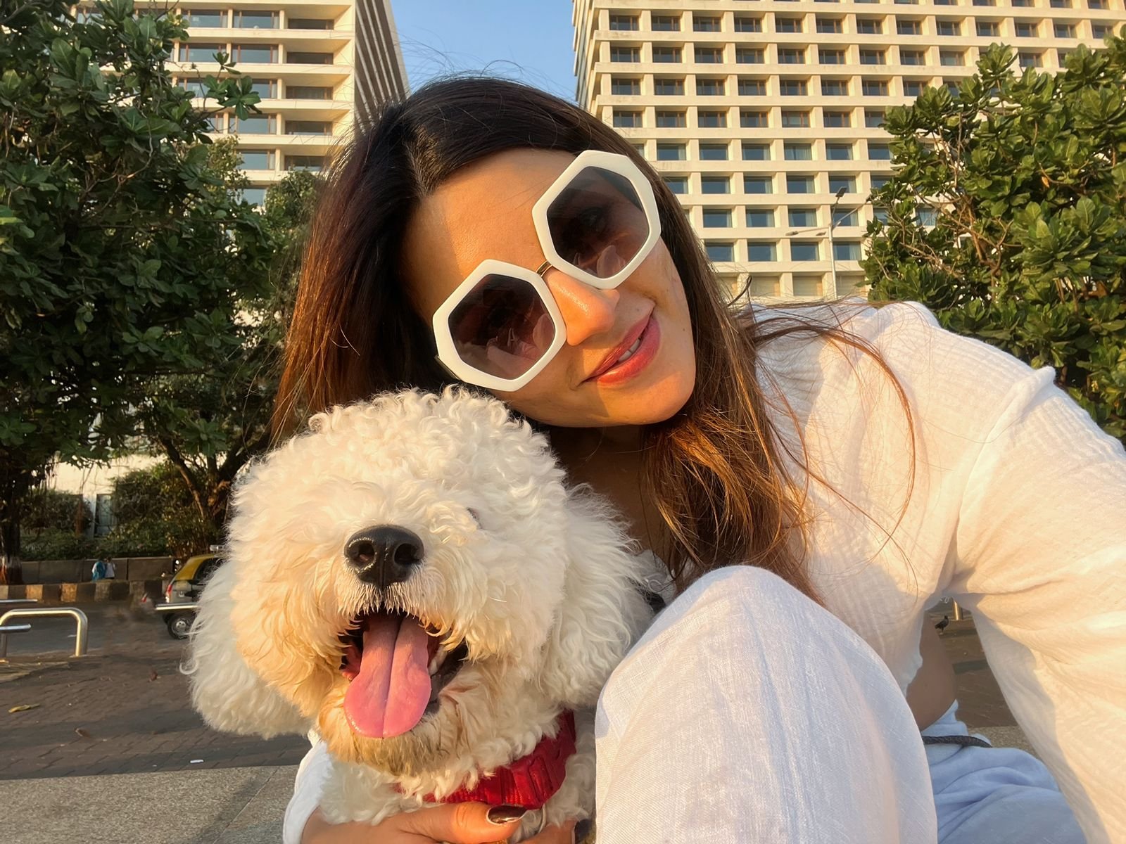 Shama Sikander Shares Cute Pictures with her Dog Casper