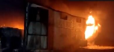 aag 1 Raipur के पेंट गोदाम में लगी भीषण आग, हादसे में मजदूर महिला झुलसी …