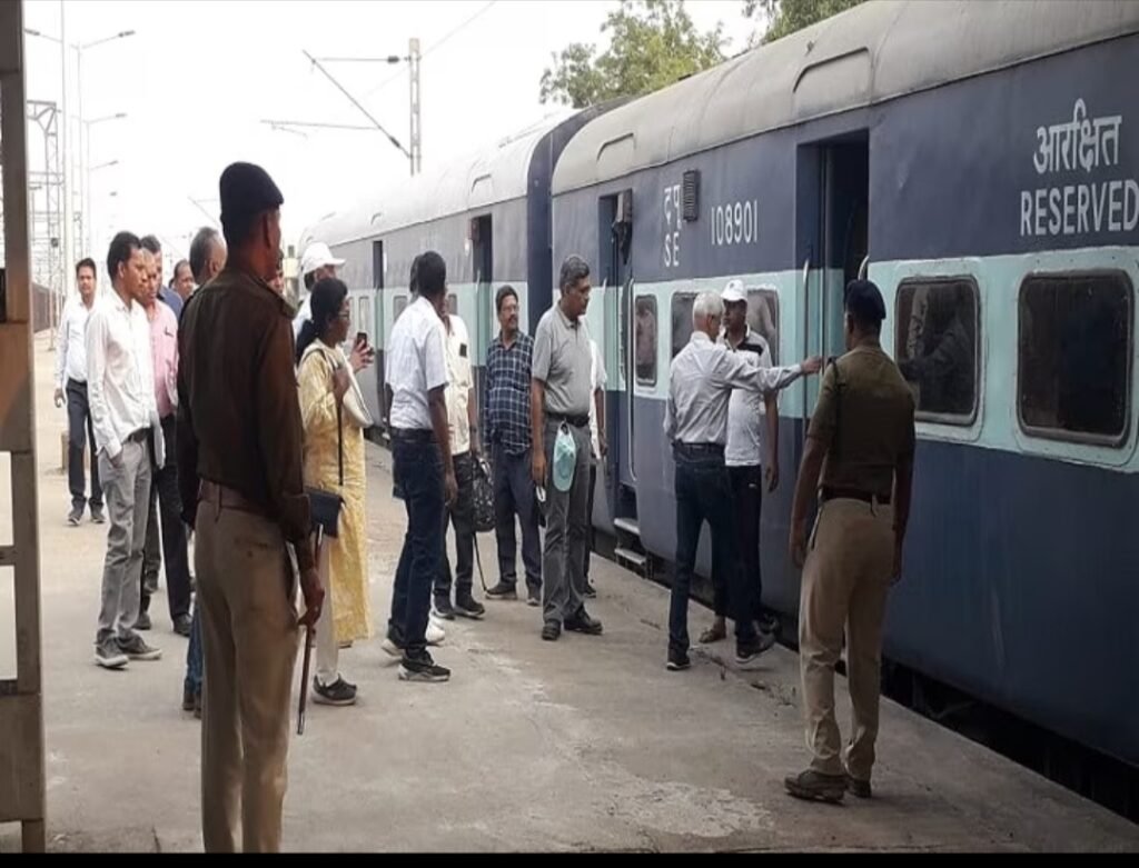 IMG 20230302 102307 नवा रायपुर में ट्रेन ट्रॉयल, जल्द दौड़ेगी रेलगाड़ी