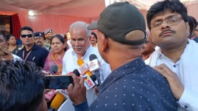 WhatsApp Image 2023 05 01 at 23.36.45 गणेश तिवारी के नेतृत्व में उनके पूरे टीम के साथ छत्तीसगढ़ के मुख्यमंत्री भूपेश बघेल का किया गया भव्य स्वागत