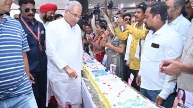 WhatsApp Image 2023 08 23 at 5.04.15 PM 65 लोगों की टीम ने 24 घंटे की मेहनत से मुख्यमंत्री बघेल के लिए तैयार किया स्पेशल केक