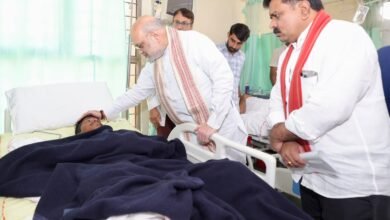 IMG 20250515 WA0976 केंद्रीय गृहमंत्री अमित शाह ने एम्स में घायल जवानों से की मुलाकात, उपमुख्यमंत्री विजय शर्मा ने बढ़ाया जवानों का हौसला