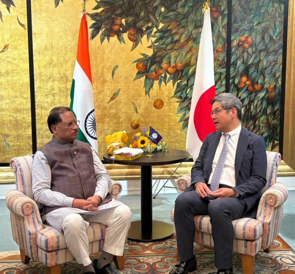 मुख्यमंत्री विष्णुदेव साय ने ओसाका की एसएएस सानवा कंपनी लिमिटेड को छत्तीसगढ़ में निवेश के लिए किया आमंत्रित 2 108352ea e171 4ceb 9750 0a1f492e8b27 मुख्यमंत्री विष्णुदेव साय ने ओसाका की एसएएस सानवा कंपनी लिमिटेड को छत्तीसगढ़ में निवेश के लिए किया आमंत्रित