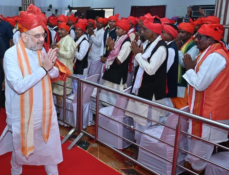केन्द्रीय गृहमंत्री अमित शाह मांझी-चालकी के साथ अभिनन्दन भोज में हुए शामिल 2 1005529957 केन्द्रीय गृहमंत्री अमित शाह मांझी-चालकी के साथ अभिनन्दन भोज में हुए शामिल