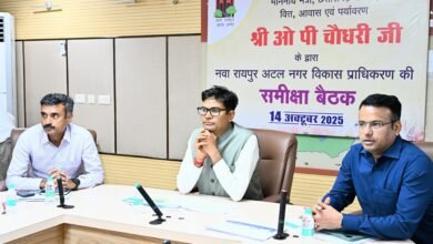 IMG 20251014 WA0898 वित्त, आवास एवं पर्यावरण मंत्री ओ.पी. चौधरी की अध्यक्षता में निवेश और विकास कार्यों की प्रगति की समीक्षा बैठक
