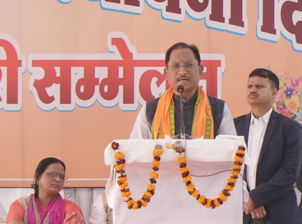 1006494779 जनजातीय क्षेत्रों के समग्र विकास के लक्ष्य के साथ आगे बढ़ रही है सरकार : मुख्यमंत्री विष्णुदेव साय