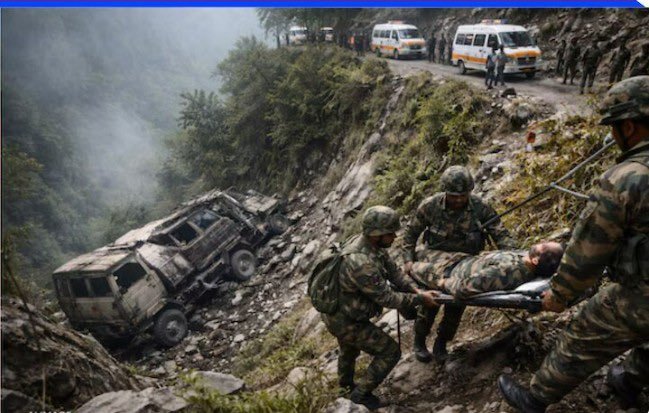 जम्मू कश्मीर के डोडा में 400 फिट नीचे खाई में गिरा सेना का वाहन,10 की मौत ,11 घायल 2 1006582986 जम्मू कश्मीर के डोडा में 400 फिट नीचे खाई में गिरा सेना का वाहन,10 की मौत ,11 घायल