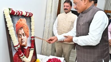 IMG 20260112 WA0370 स्वामी विवेकानंद जयंती पर मुख्यमंत्री विष्णु देव साय ने किया नमन, युवाओं से राष्ट्र निर्माण में आगे आने का आह्वान
