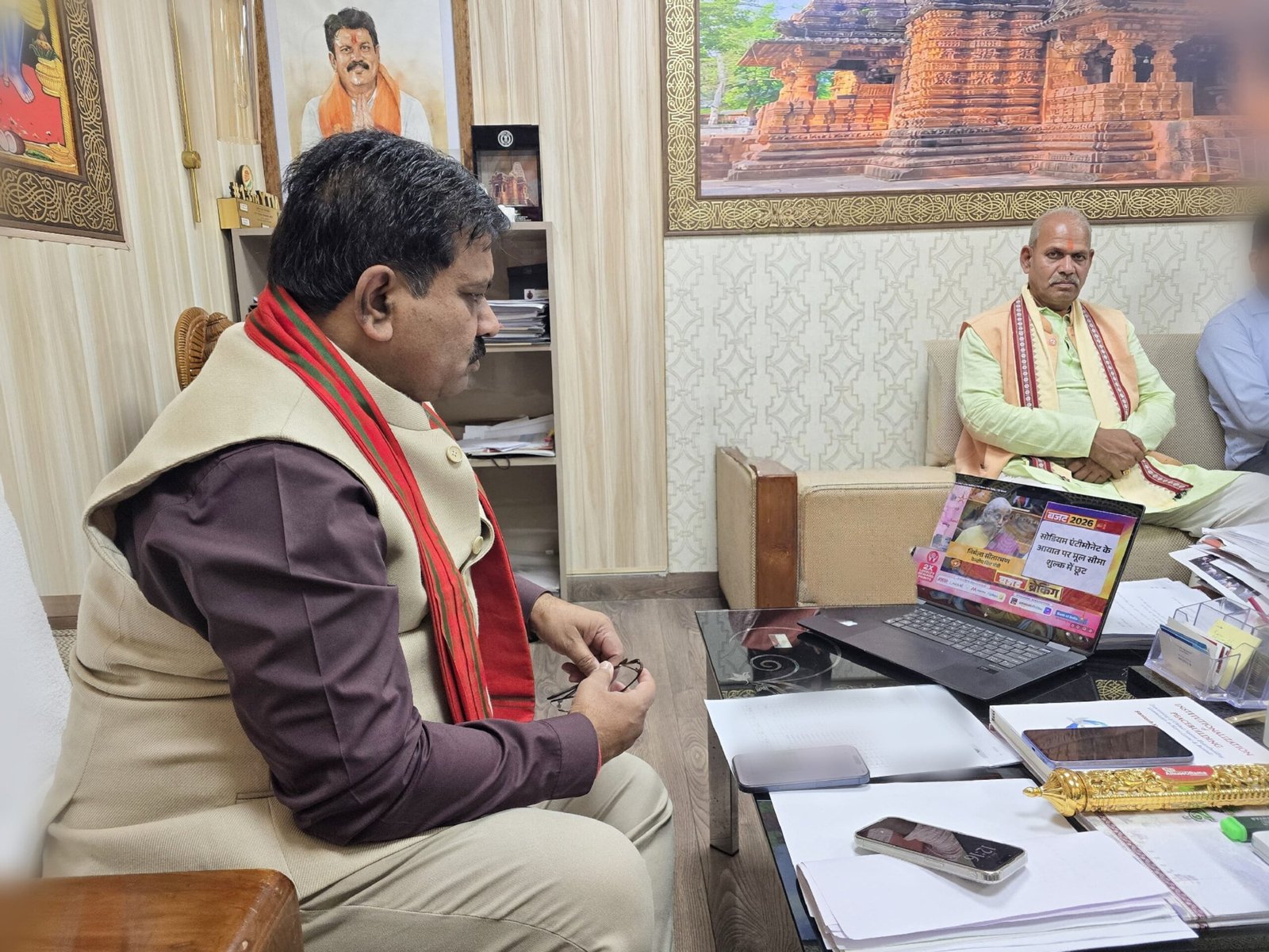 IMG 20260201 WA0358 scaled केंद्रीय बजट किसान, गांव और आत्मनिर्भर भारत की मजबूत नींव – उपमुख्यमंत्री विजय शर्मा