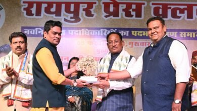 IMG 20260205 WA0646 मुख्यमंत्री साय प्रेस क्लब रायपुर के पदभार ग्रहण समारोह में हुए शामिल, नवनिर्वाचित पदाधिकारियों को दी बधाई