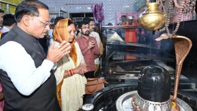 IMG 20260215 WA0179 महाशिवरात्रि पर बाबा धाम में मुख्यमंत्री ने की पूजा-अर्चना, 1.20 करोड़ के विकास कार्यों का शिलान्यास