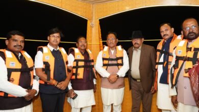 IMG 20260217 WA0367 मुख्यमंत्री ने झुमका जलाशय में बोटिंग और वाटर स्पोर्ट सुविधाओं का किया अवलोकन, ओपन थिएटर का किया लोकार्पण