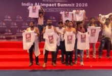 IMG 20260220 WA0548 ‘एआई इम्पैक्ट समिट’ में युवा कांग्रेस के कार्यकर्ताओं का प्रदर्शन, पुलिस ने हिरासत में लिया