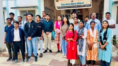 IMG 20260220 WA0674 नक्सल प्रभावित सुकमा से आत्मनिर्भरता की ओर बढ़ते कदम,आकांक्षा प्रोजेक्ट के तहत 35 युवा रोजगार हेतु चेन्नई रवाना