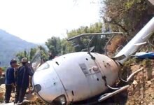 f01bb899 64ab 4a78 905b b129dae47957 1 नेपाल के खोटांग में हेलीकॉप्टर क्रैश, खेत में लैंडिंग के दौरान हादसा