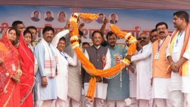 IMG 20260426 WA0574 छत्तीसगढ़ में सामूहिक विवाह बना सामाजिक एकता का उत्सव, मुख्यमंत्री ने 13 नवदंपतियों को दिया आशीर्वाद