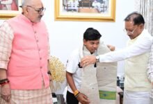 IMG 20260613 WA0479 श्रीलंका दौरे के लिए भारतीय अंडर-19 महिला क्रिकेट टीम की उपकप्तान बनीं महक नरवासे : मुख्यमंत्री साय ने किया सम्मानित