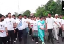 IMG 20260713 095742 NSUI द्वारा सरकार के खिलाफ रन अगेंस्ट पेपर लीक मैराथन का आयोजन