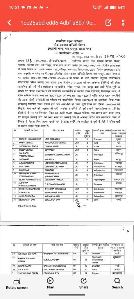लोक स्वास्थ्य यांत्रिकी विभाग में 111 उप अभियंताओं की नियुक्ति 2 1009044294 लोक स्वास्थ्य यांत्रिकी विभाग में 111 उप अभियंताओं की नियुक्ति