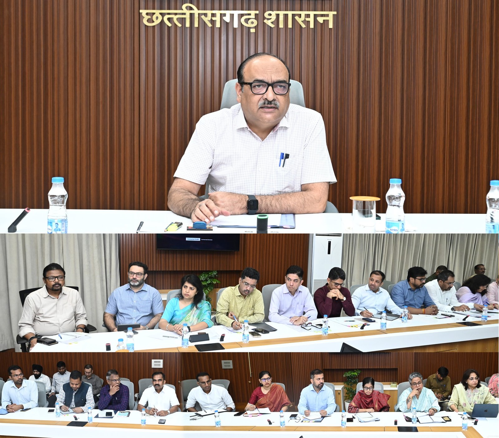 IMG 20260811 WA0041 मुख्य सचिव ने विभागीय सचिवों की उच्च स्तरीय बैठक ली, सेवा निवृत्त होने से पहले ही प्रकरण कर निराकृत करें