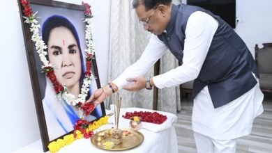 IMG 20260811 WA01031 मुख्यमंत्री साय ने छत्तीसगढ़ की प्रथम महिला सांसद और समाज सेविका मिनीमाता जी की पुण्यतिथि पर किया नमन