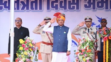 IMG 20260815 WA0905 स्वतंत्रता दिवस समारोह : मुख्यमंत्री साय ने पुलिस परेड ग्राउंड पर किया ध्वजारोहण, परेड की ली सलामी