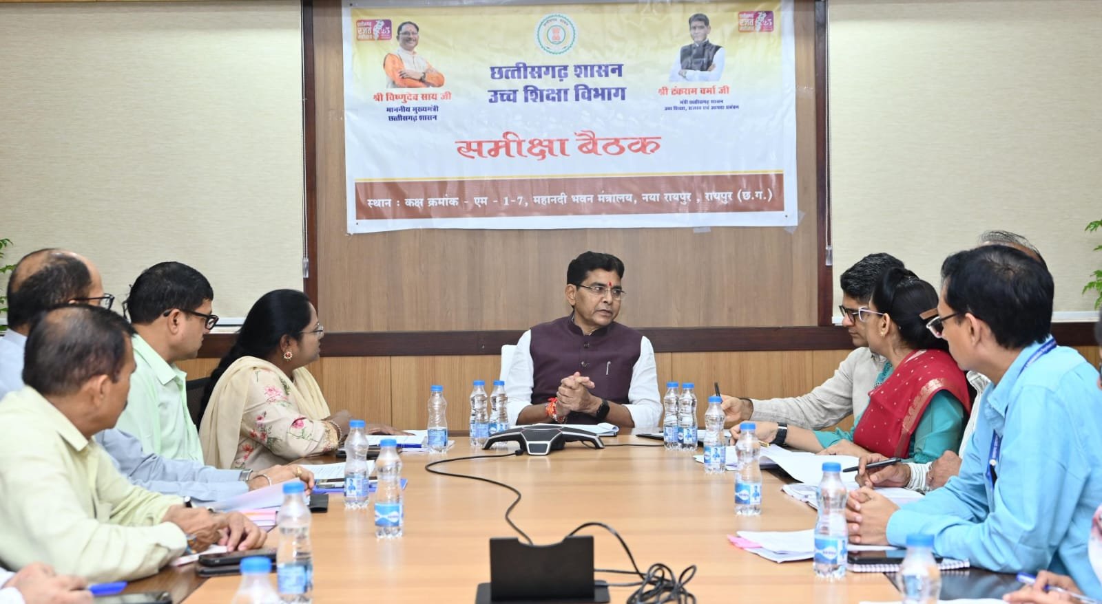 IMG 20260902 WA0475 700 सहायक प्राध्यापकों की भर्ती और पदोन्नति प्रक्रिया में अनावश्यक विलंब न करें - उच्च शिक्षा मंत्री टंक राम वर्मा