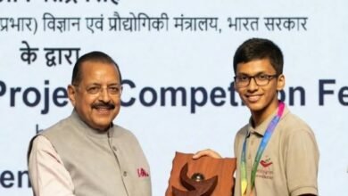 IMG 20261015 WA0400 रायगढ़ के छात्र कृष्ण अग्रवाल को 12वें राष्ट्रीय स्तरीय प्रदर्शनी एवं परियोजना प्रतियोगिता में मिला सम्मान
