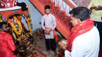 IMG 20261020 WA0482 महाअष्टमी पर उप मुख्यमंत्री विजय शर्मा ने किए मां दंतेश्वरी, मां परमेश्वरी और मां चंडी के दर्शन